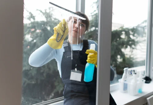 Nettoyage de vitres intérieures et extérieures à la Bégude-de-Mazenc
